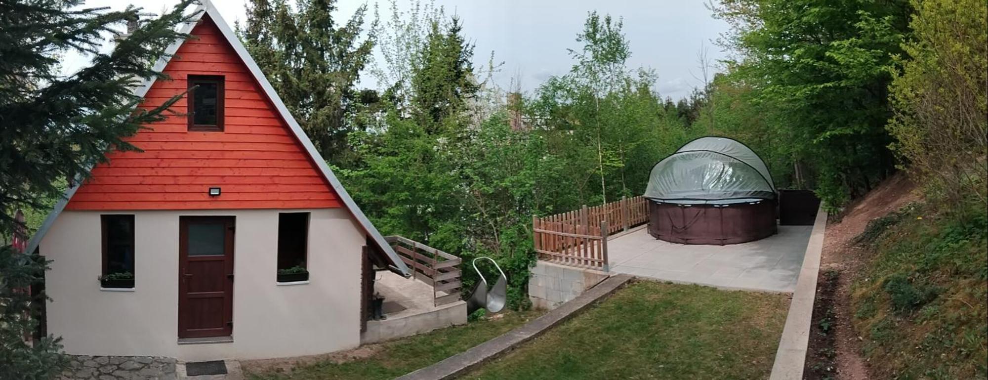 Chata v moravského krasu Jedovnice Exterior foto